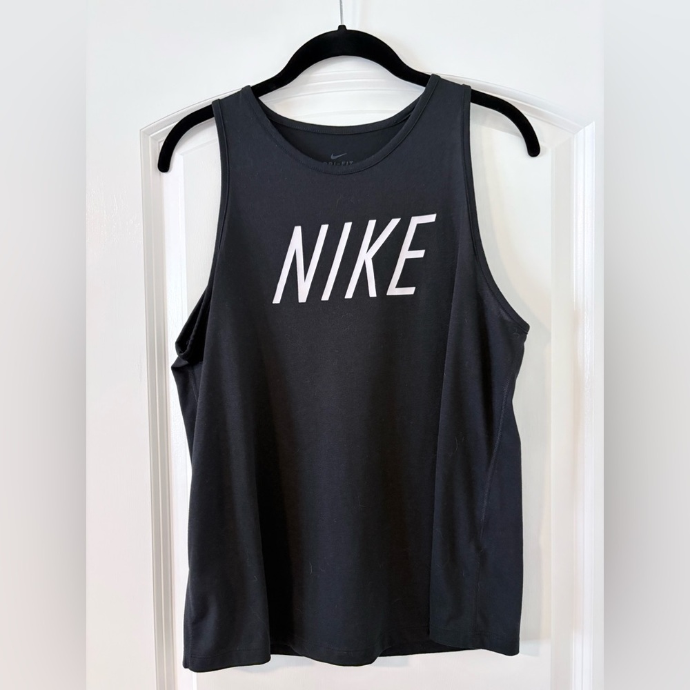 NIKE DRY FIT Women's Black Tank Top